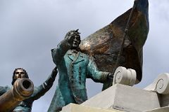 07B Captain Of The Schooner Ancud John Williams Wilson Juan Guillermos Taking Possession Of The Strait of Magellan Monument In Punta Arenas Chile.jpg
